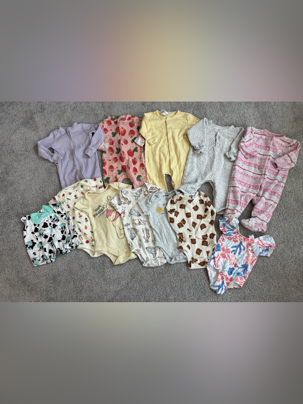 Baby girl clothing bundle size 3-6 and 6 months